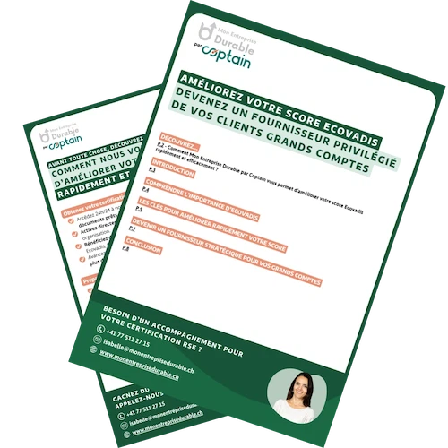 Cover image for the Coptain guide "Improve Your EcoVadis Score: Become a Preferred Supplier to Your Key Accounts"