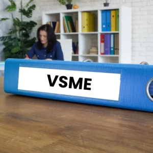 Leiter eines Schweizer KMU, das einen Bericht gemäß dem VSME-Standard erstellt